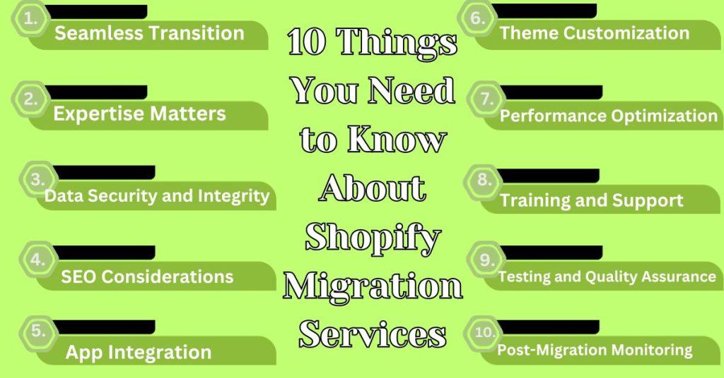 10 Things You Need to Know About Shopify Migration Services